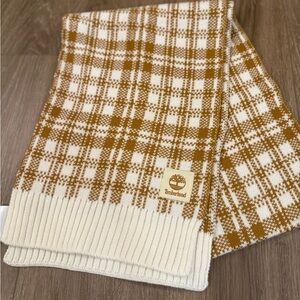 Timberland Plaid Knit Scarf – New With Tags